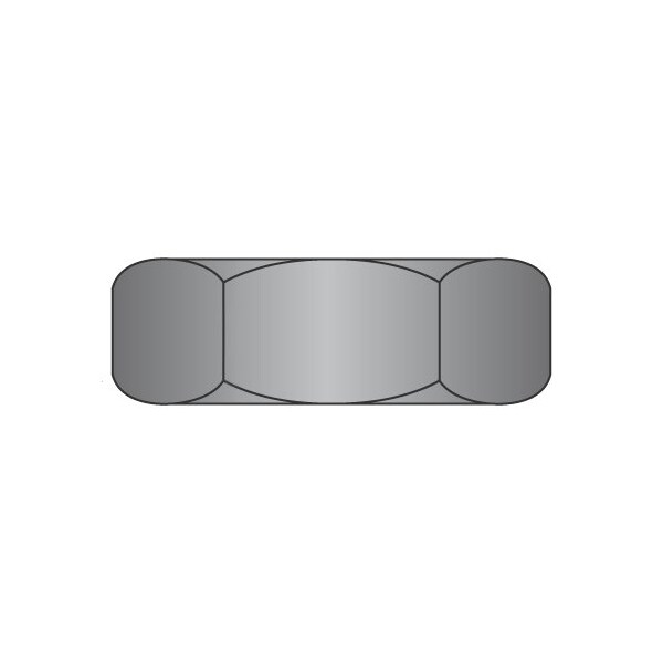 Newport Fasteners Machine Screw Nut, #10-32, 18-8 Stainless Steel, Not Graded, Black Oxide, 0.130 in Ht, 5000 PK 181614 - main